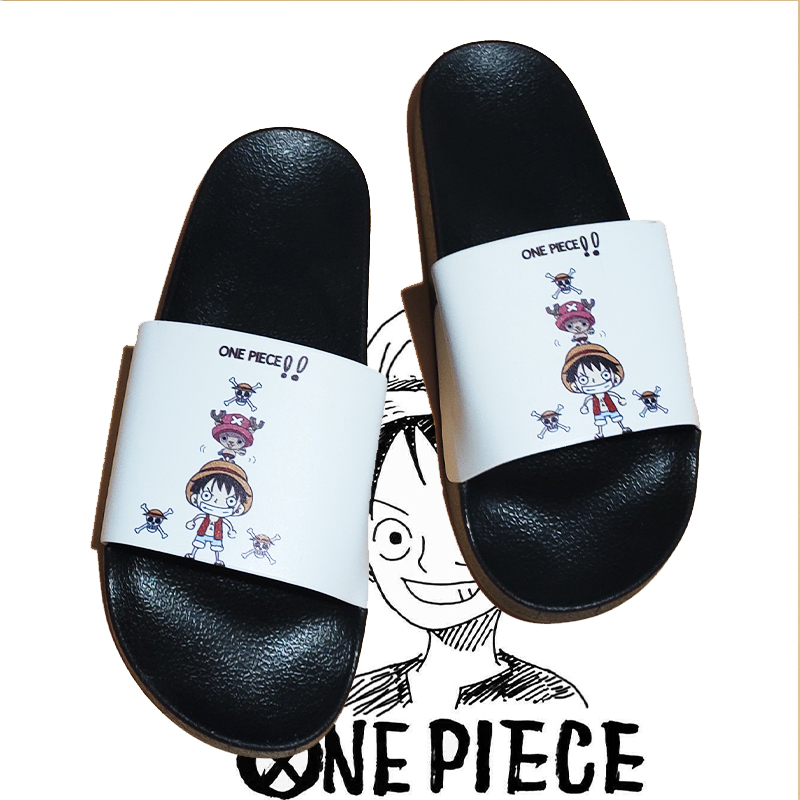 海贼王路飞拖鞋男夏室内家用洗澡火影水墨外穿软底个性新款新款路飞45