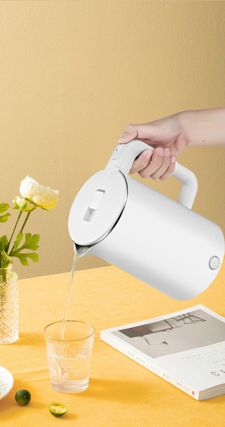 电热烧水壶不锈钢家用快烧壶烧开开水壶烧水器电烧快壶保温煮客厅弘祥