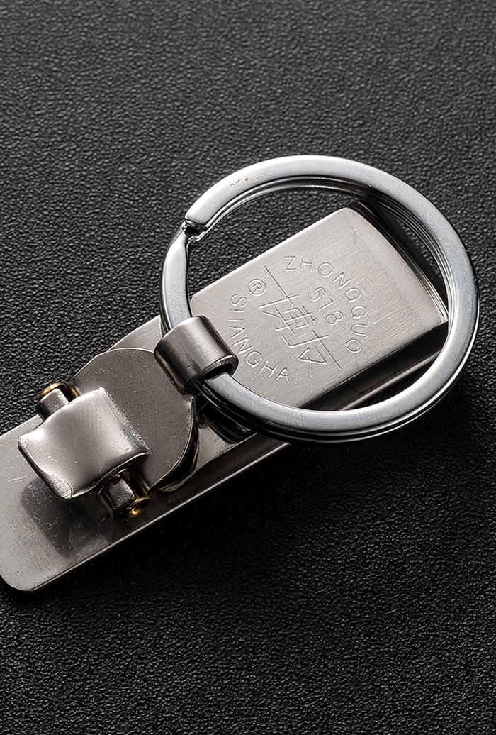 卡若登新品运动裤腰挂钥匙扣博友不锈钢腰挂钥匙扣汽车锁匙扣男女金属