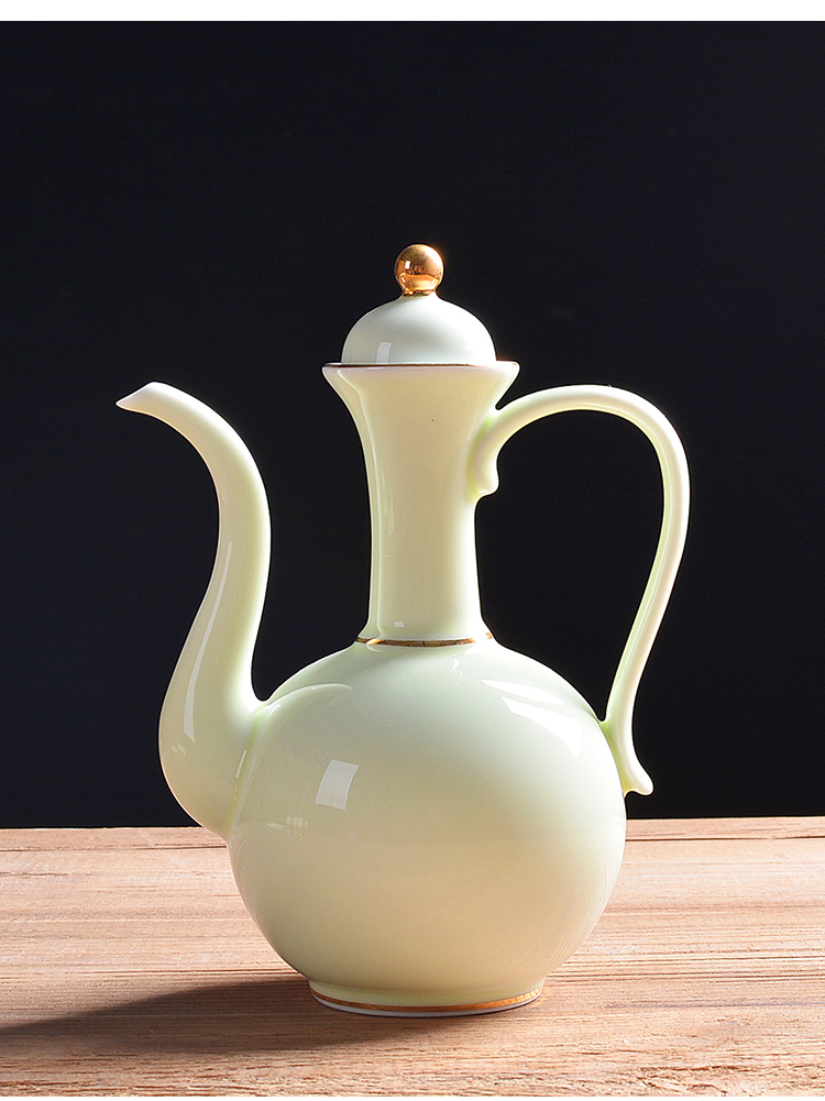 分酒器中式复古父亲节礼物白酒酒具仿古代分酒器小酒盅家用酒壶陶瓷