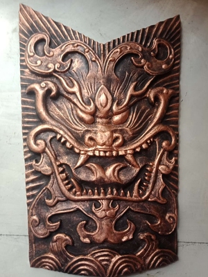 古代士兵盾牌模型仿中国古装演出拍摄道具将军酒吧密室布景摆件盾花色