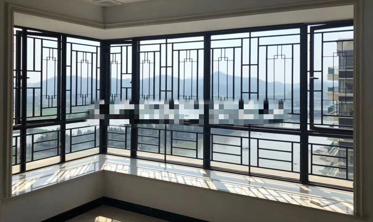 窗花防盗网焊接窗花铝合金防盗窗防蚊防盗304金钢网纱窗阳台防护栏