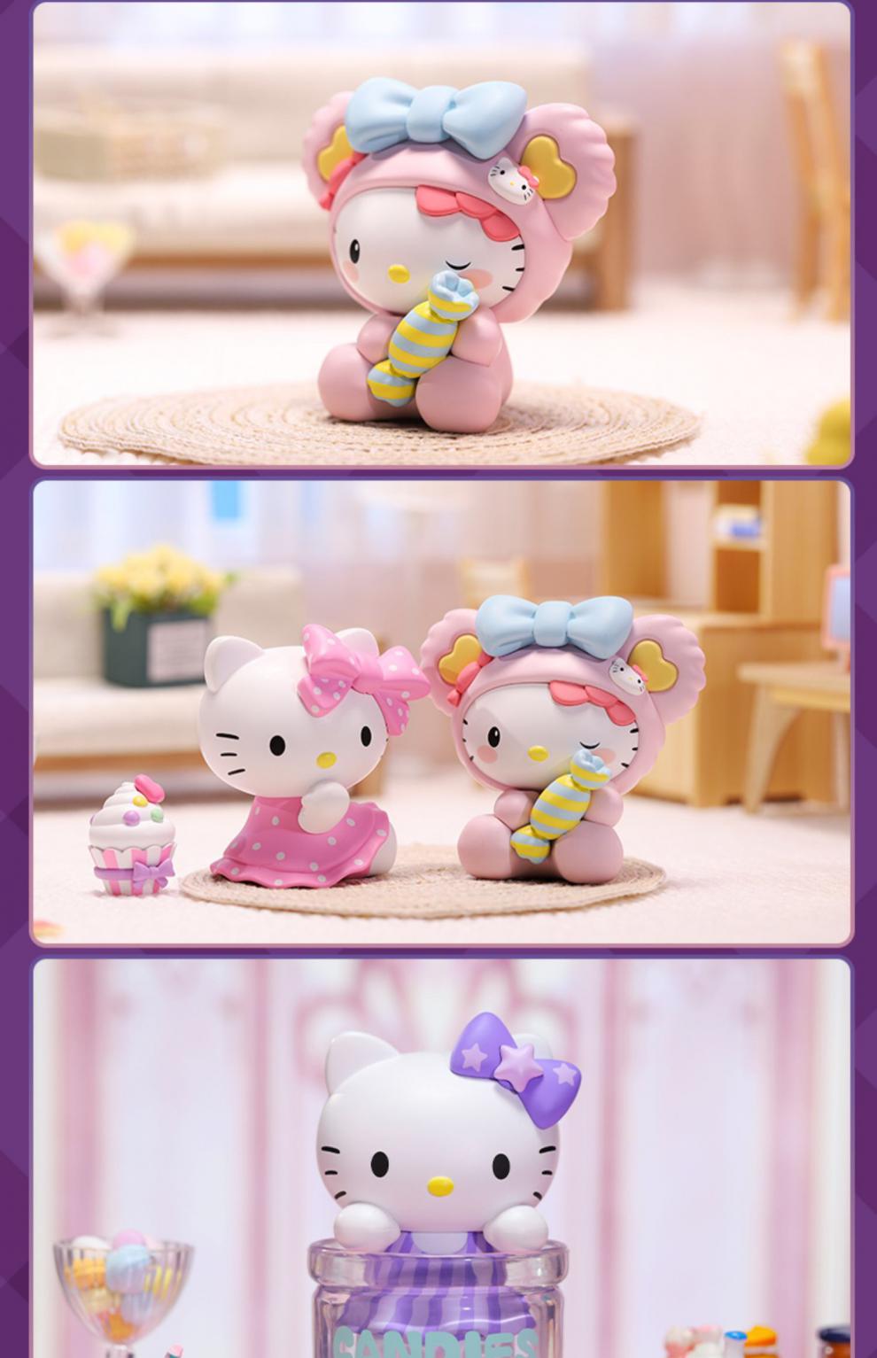 pop·mart泡泡·玛特 hello kitty—甜蜜系列盲盒确认款手办礼物 奶糖