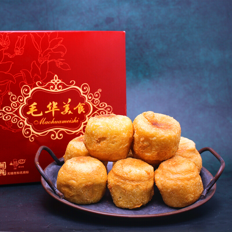 玉兰饼 毛华玉兰饼无锡特色早餐点心小吃下午茶糕点休闲食品20只装