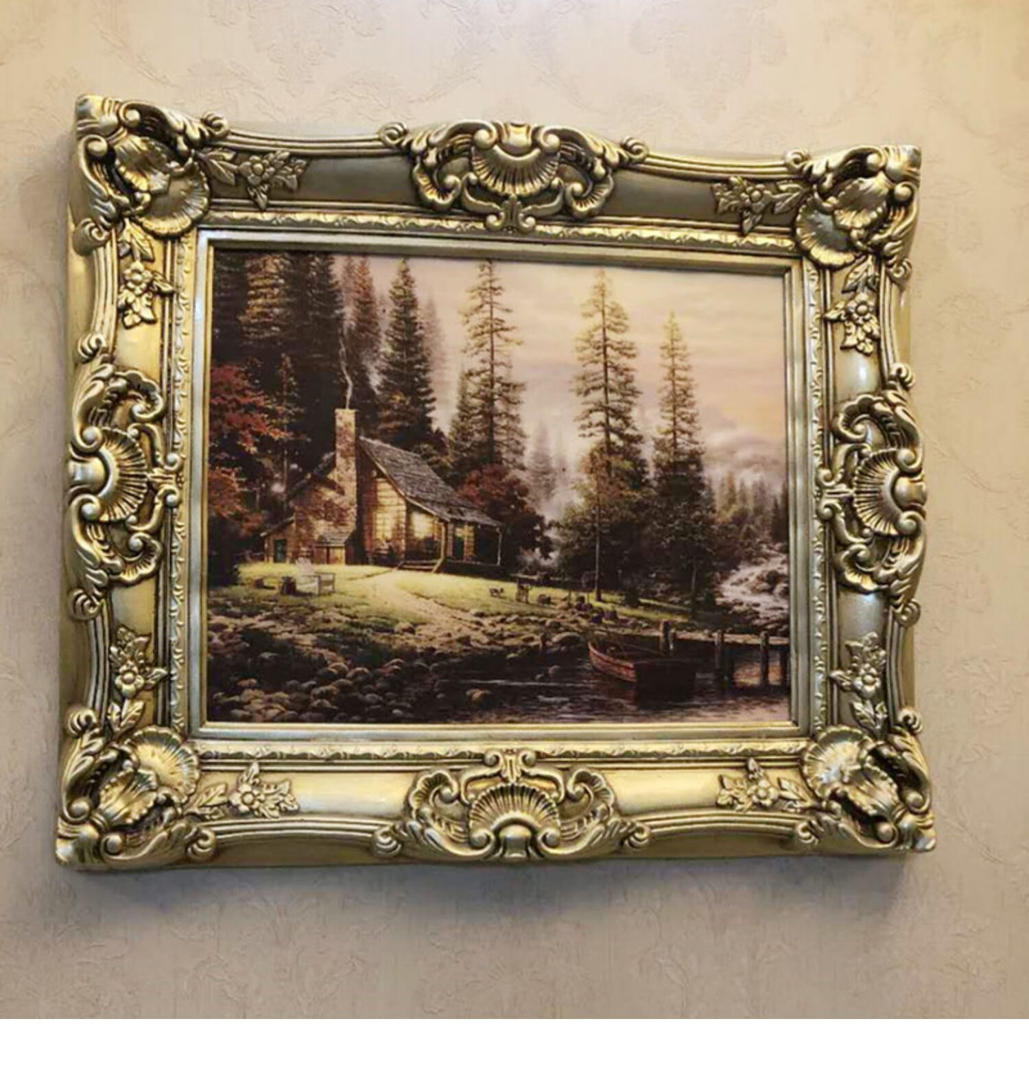 复古相框油画框婚庆挂墙婚纱照框定制照片法式古典装饰框做旧 仿古金