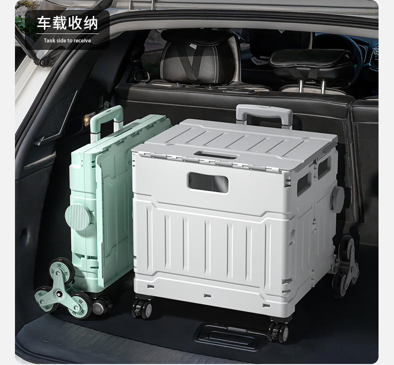 买菜车小拉车折叠购物车家用轻便携快递小推车手拉杆拖车器升级四轮款