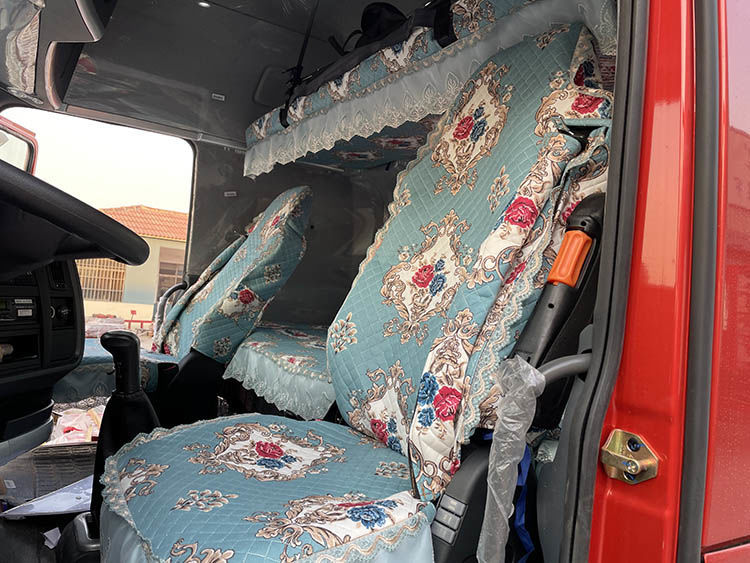 解放j6p卧铺套货车jh6专用座套j6l改装装饰配件货车用品内饰紫色上铺