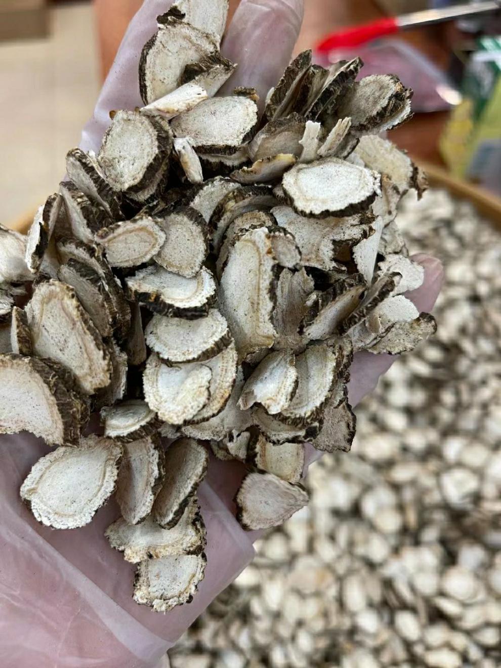 花旗参 正深山黑老西洋参粒 花旗参可切片人参段 (版)500克送灵芝10份