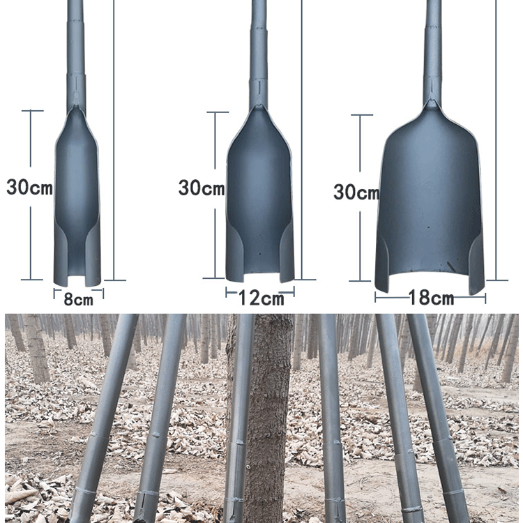 洛阳铲 探针杆套装取土器洛阳铲打洞取土挖土勘探打桩打井铁锹工具