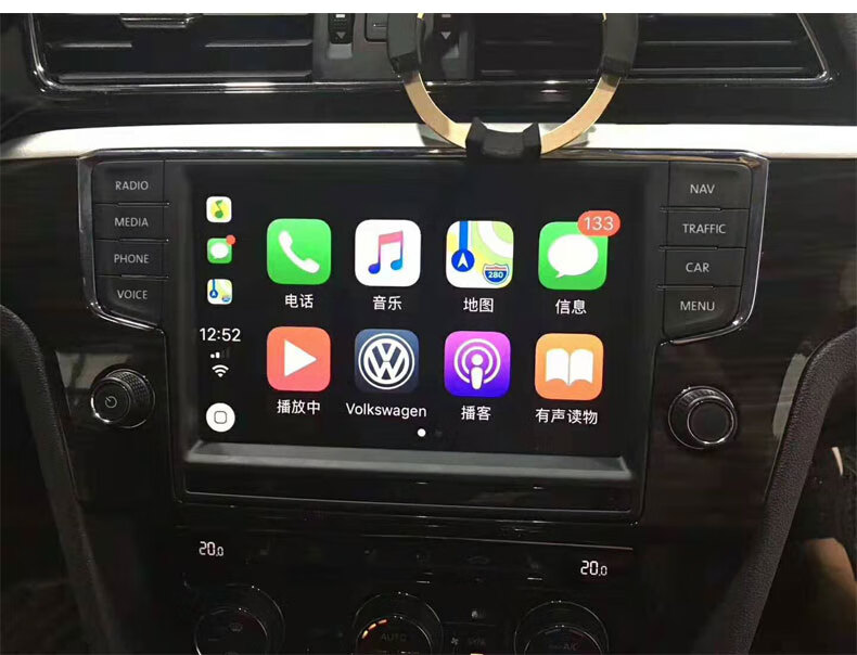 适用大众速腾途昂探岳歌迈腾b8途岳途观高尔夫cc主机mib866ac哈曼048