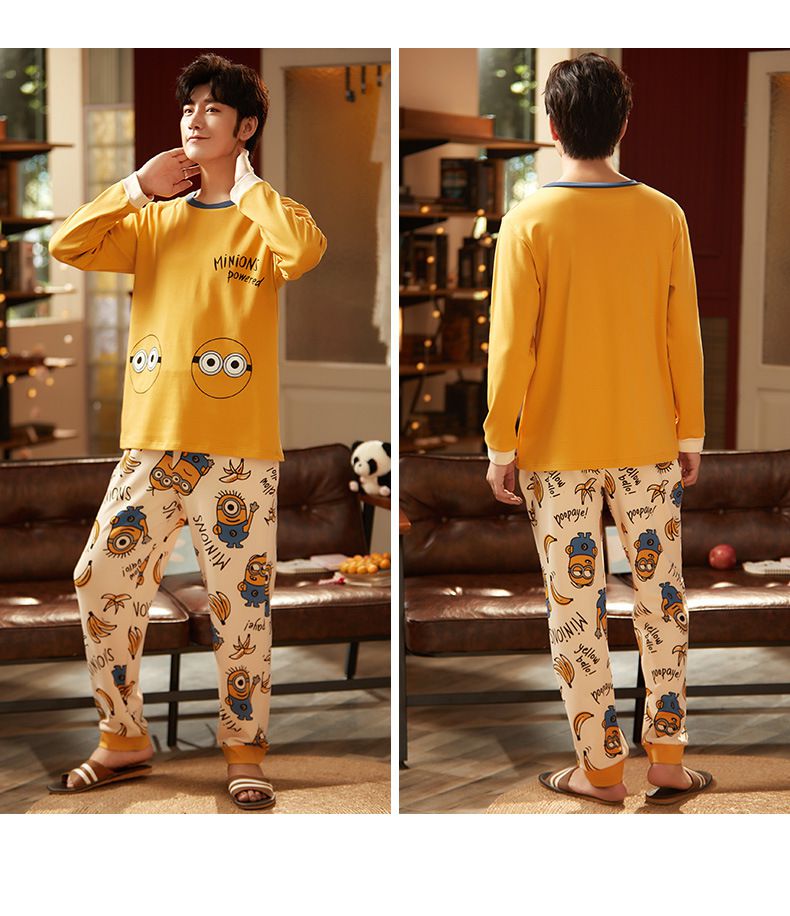 南极人旗舰官方店同款21情侣睡衣女春秋夏季薄款长袖套装大码宽松男士家居服秋冬az 女xl 图片价格品牌报价 京东