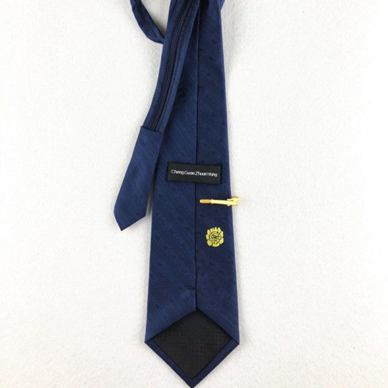 芭雅莲律师袍领带新式城市领带西服领带牡丹花领带拉链式综合行政物