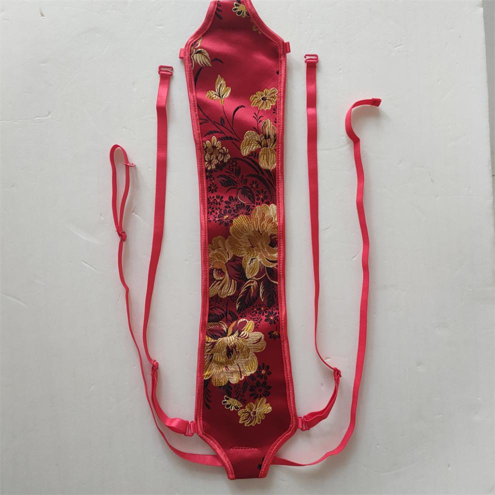 月经带卫生带老式胶皮女隐藏下体用经期内裤生理裤 粉棉缎胶皮 长49宽