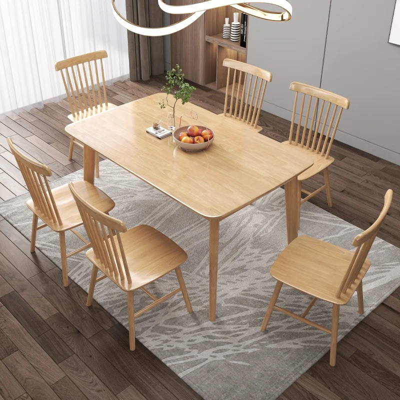Yiao Solid Wood Dining Table And Chair, Small Dining Room Tables Under 100