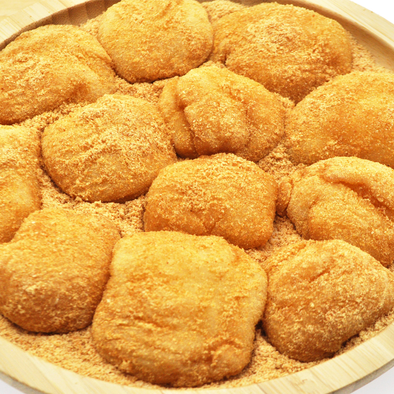 延边传统朝鲜族正宗打糕纯手工制作糯米打糕加热即食含黄豆粉570g