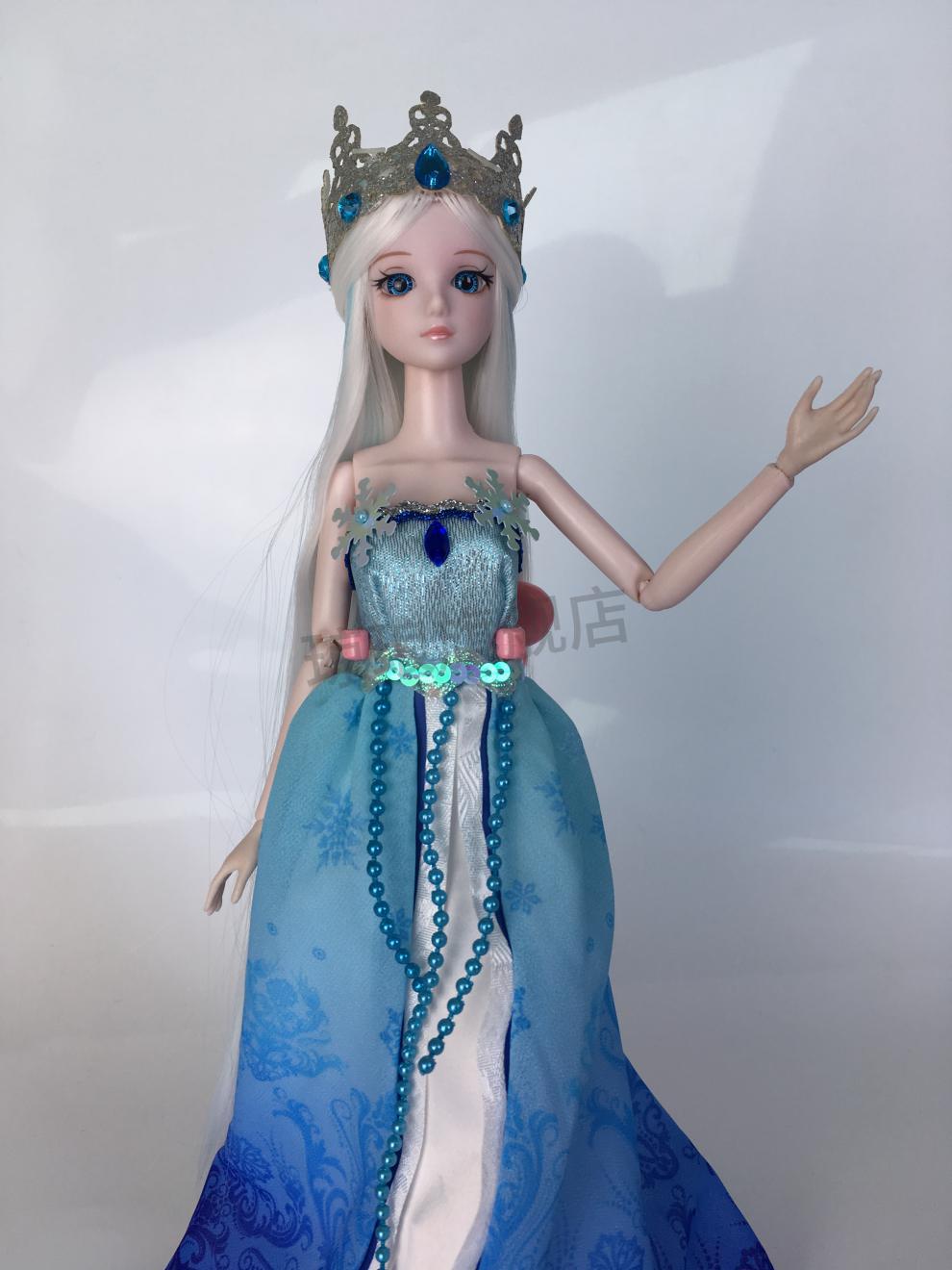 叶罗丽娃娃黑暗齐娜 叶罗丽娃娃29cm黑暗菲灵仙子冰公主齐娜孔雀
