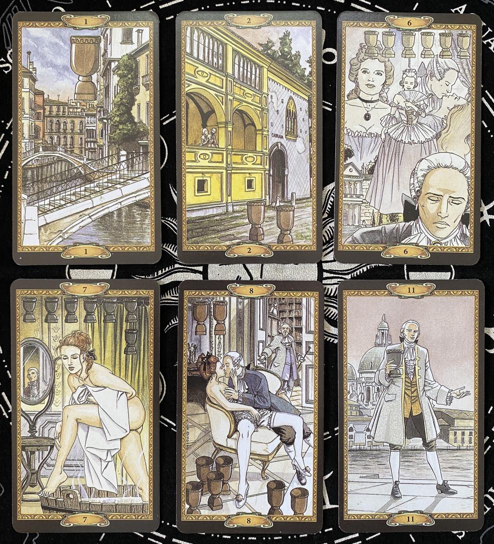 casanova tarot 卡萨诺瓦塔罗牌英文定制桌游卡牌配牌袋 卡萨诺瓦塔罗