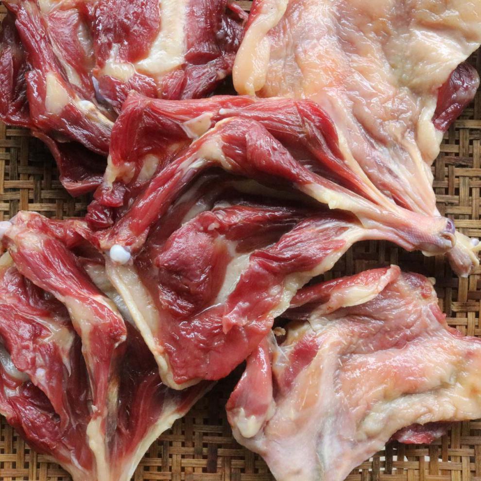 安徽精品无骨腊鸭 腿开花腊鸭腿去边骨咸鸭腿 瘦肉不肥腻开边腿 5只装