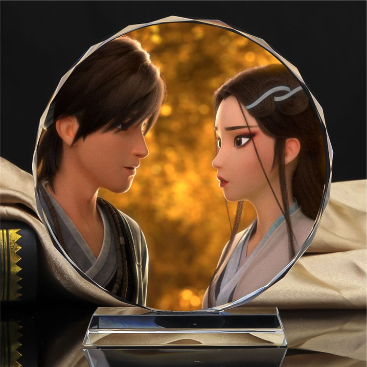 严选好货白蛇缘起周边白蛇缘起周边小白阿宣小青宝青坊主水晶模型摆件