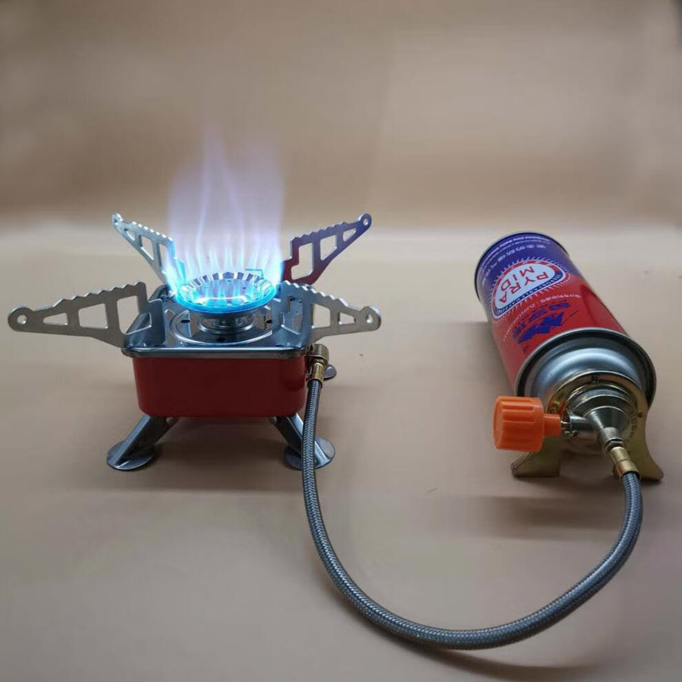 at七星炉at七星炉户外便携式卡式小方炉 可折叠卡式野营小方炉 卡式