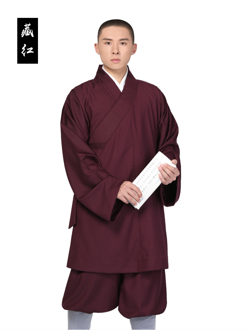 和尚服夏季哔叽长褂出家僧人僧服长衫小褂短褂和尚罗汉褂僧袍和尚服饰