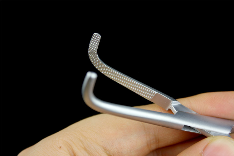 上海医疗器械厂jz金钟外科手术器械分离结扎钳横齿半齿斜角血管钳止血