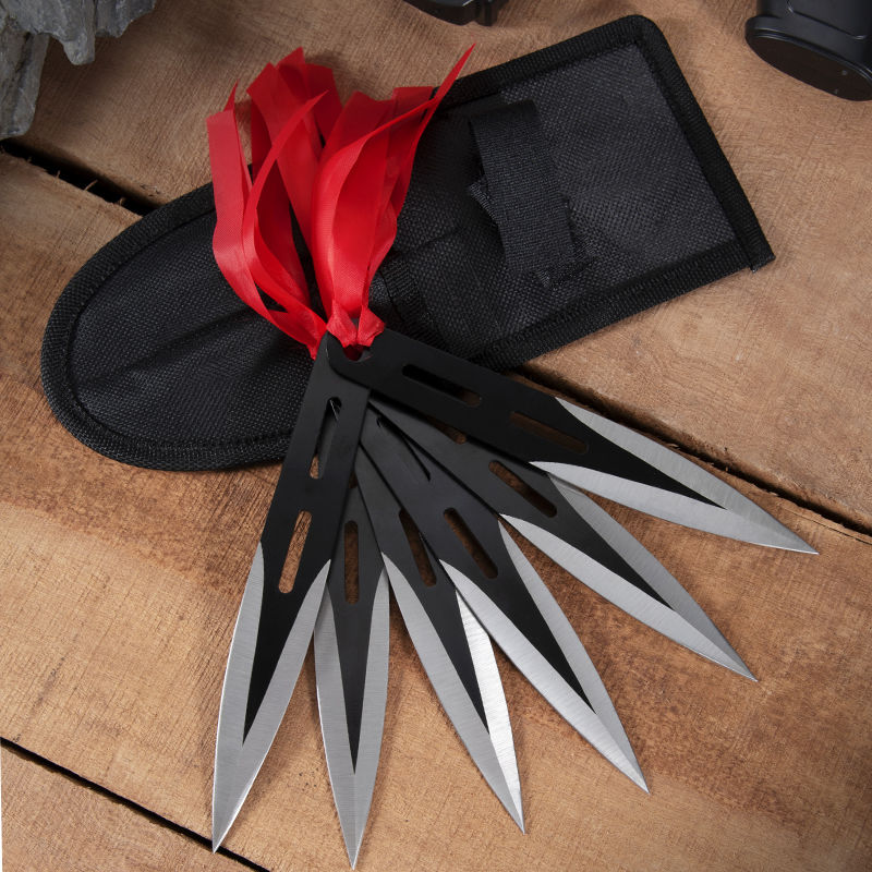 飞镖户外成人训练直飞旋飞飞镖套装小李飞刀武术投掷刀忍者飞镖刀穿云