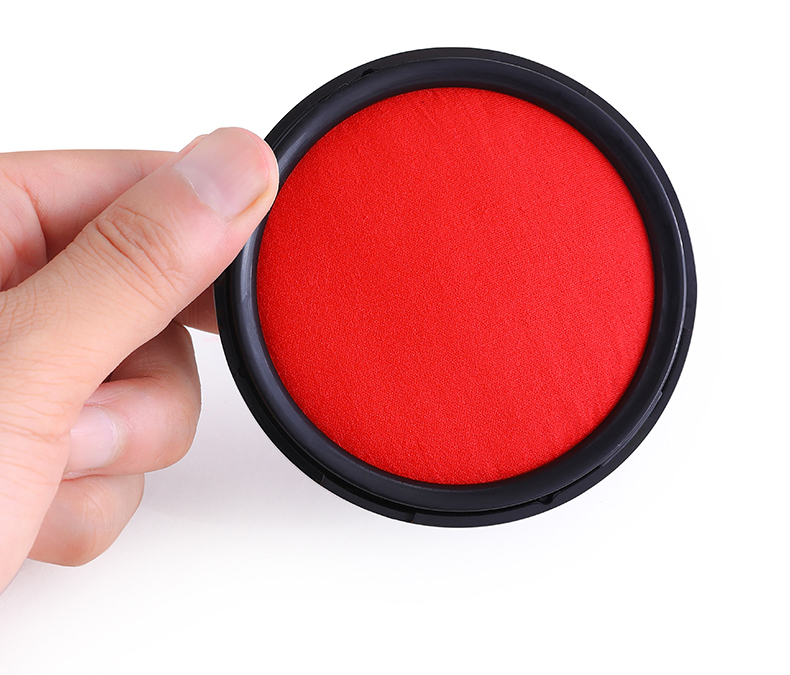 fgacct 印泥印台红色快干印油蓝色油性秒干印尼印章泥盖章财务印泥盒