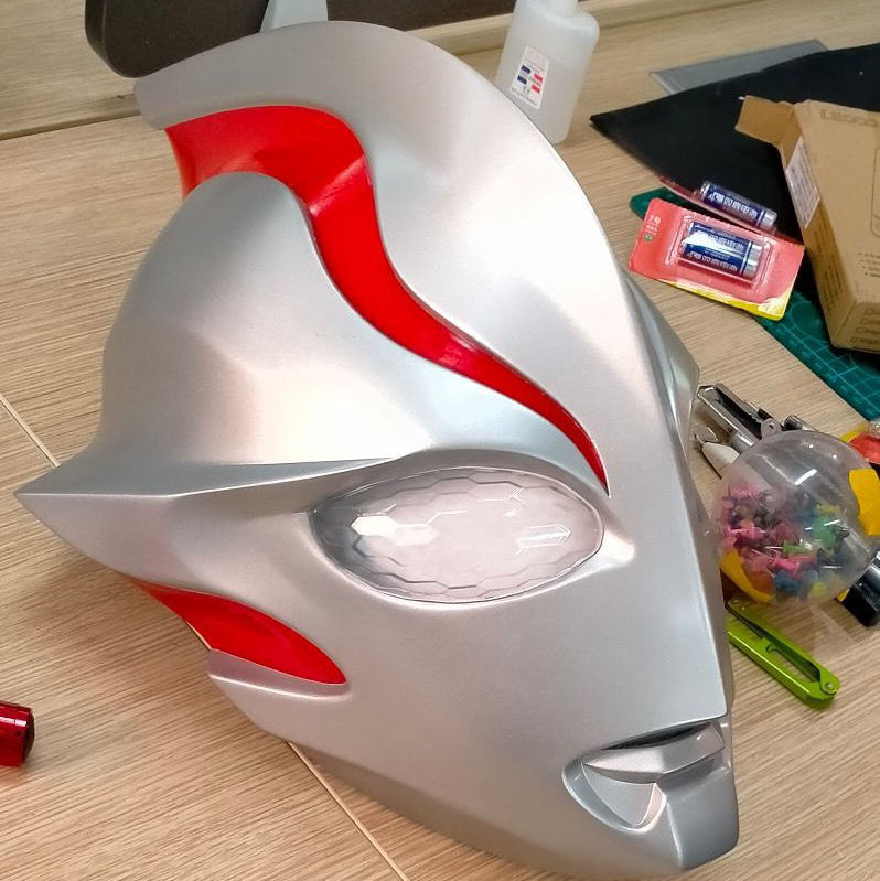 猛仕将 智能迪伽赛罗奥特曼头套触控头标可拿下来cosplay头盔耐摔