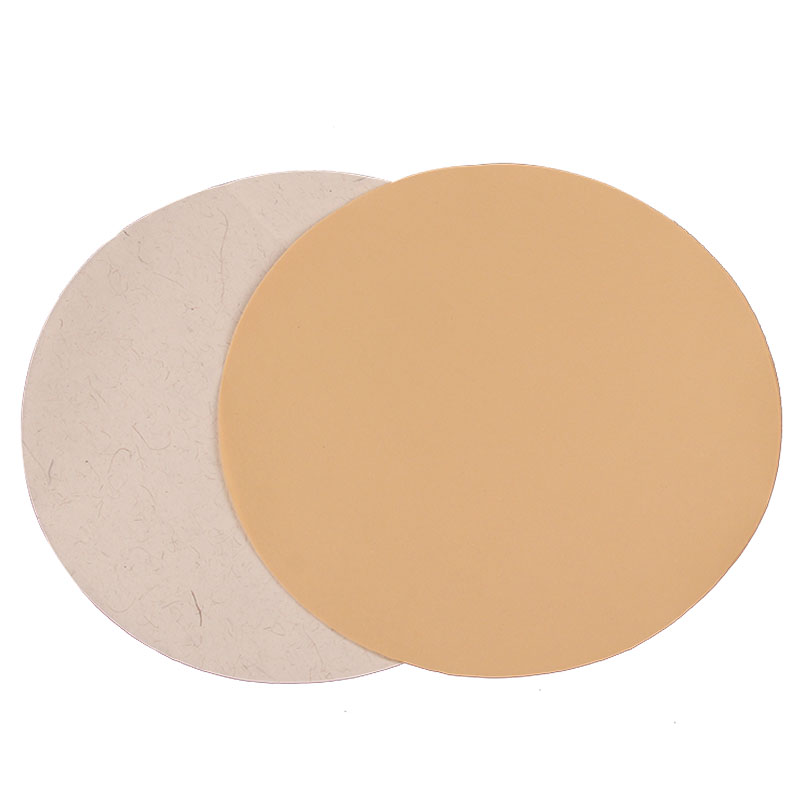 生宣卡纸曹一阁圆形宣纸画片加厚卡纸镜片软卡画芯空白宣纸初学者儿童