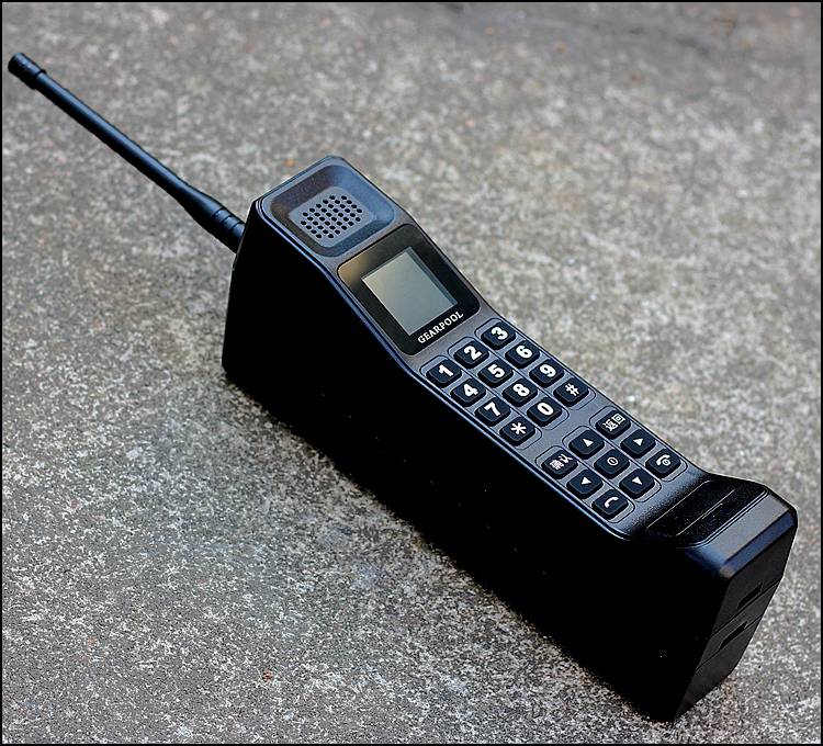 大哥大手机 复古大哥大手机古董老式经典款超大怀旧联通电信4g 1号)黑