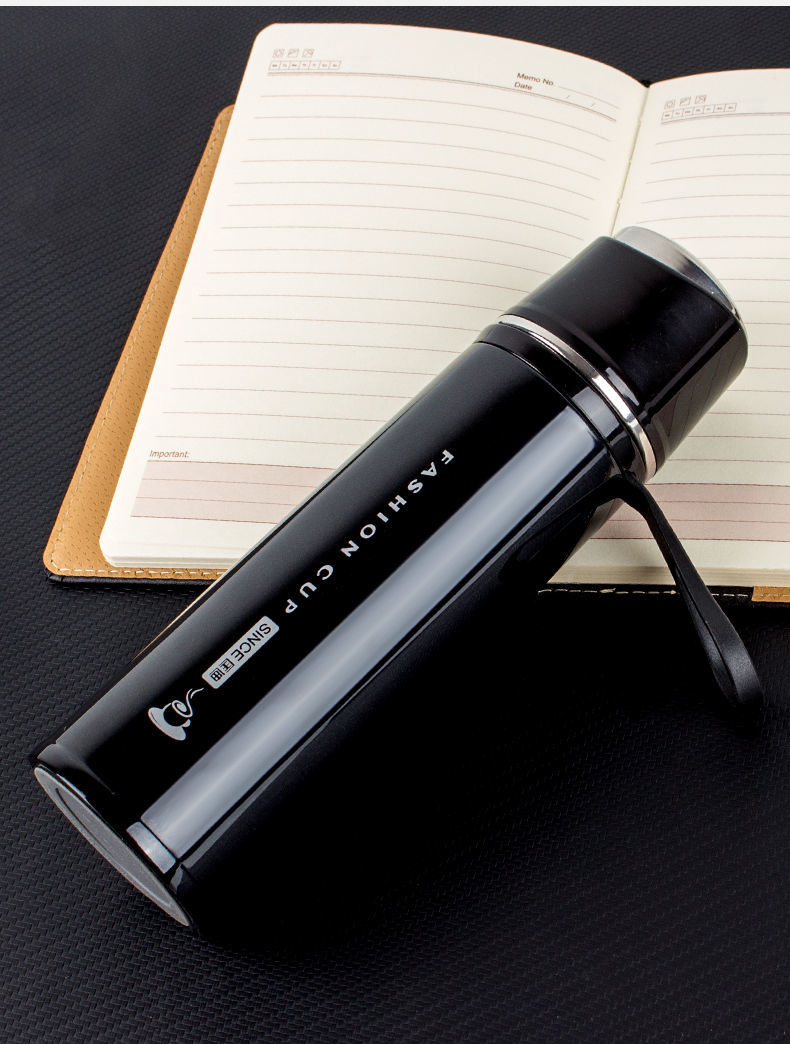 匡迪保温杯学生杯子304不锈钢真空水杯带盖可喝水高颜值儿童便携410