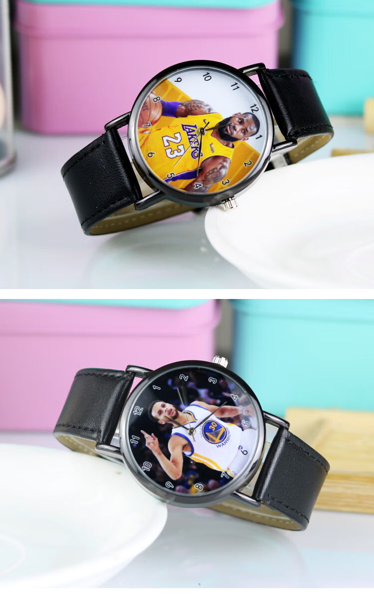nba官方旗舰店同款怀念手表nba篮球杜兰特哈登士男青少年学生表科比3