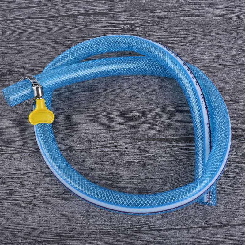 水管软水管自来水管洗车分分寸pvc管防晒防爆塑料农用蛇皮管40米白色4