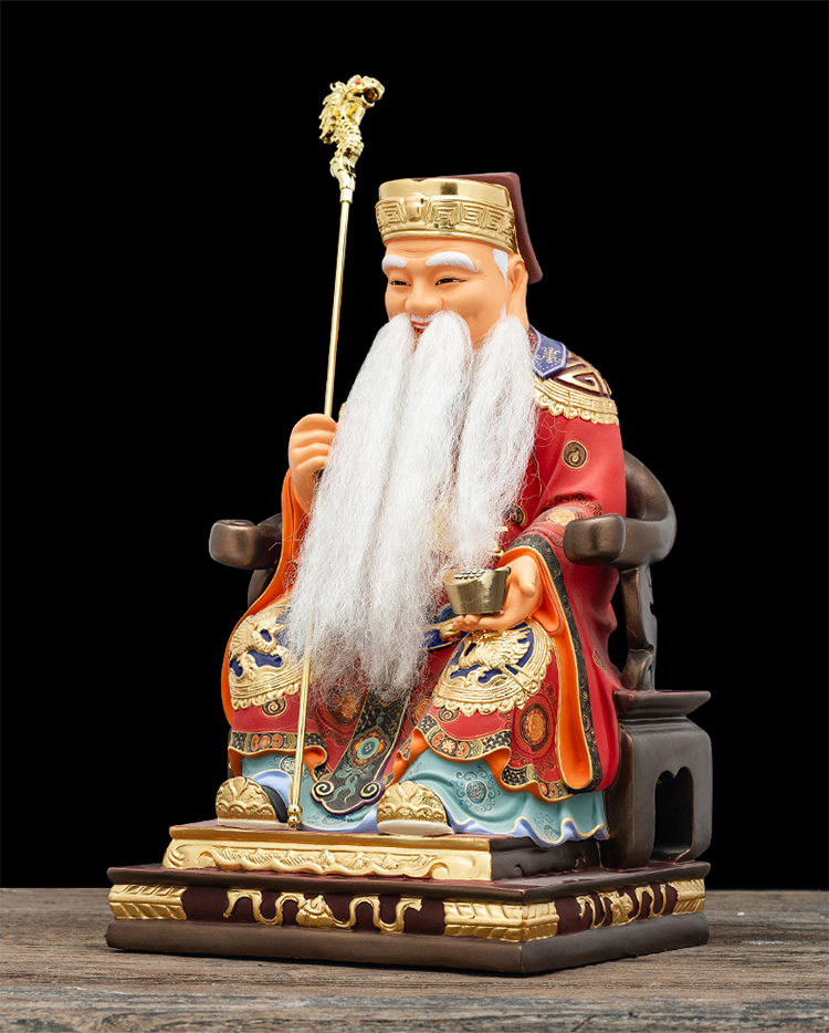 纯铜大伯公神像土地公公福德正神土地爷闽南佛像进宝保家佛具用品