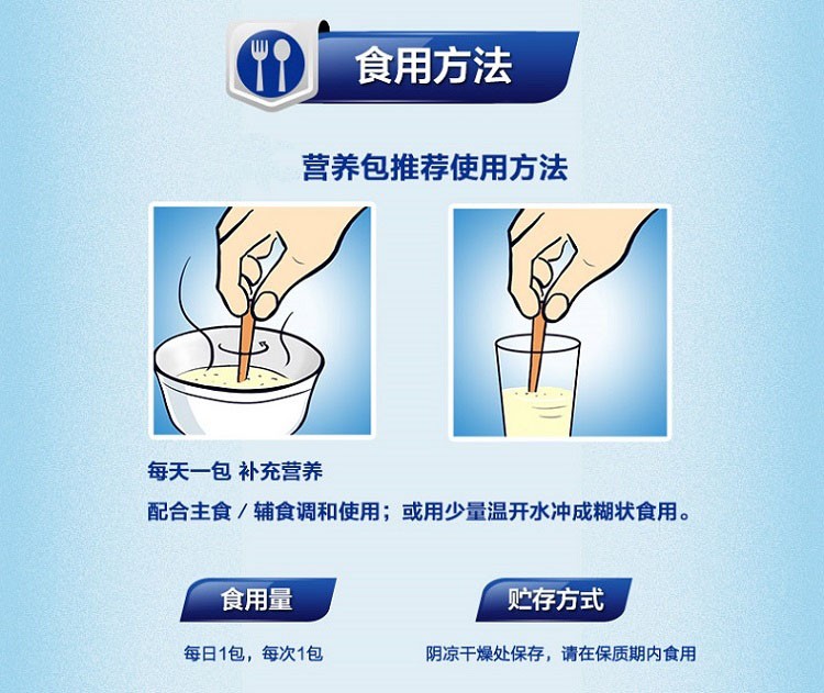 【药房直售】达能营养包宝宝钙铁锌多维营养包复合营养工程营养起跑