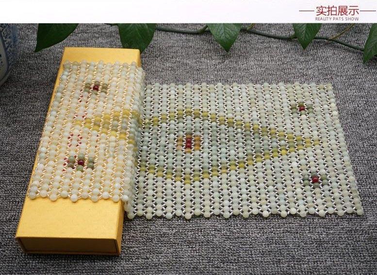 2021新款玉枕玉枕天然玉石枕垫枕巾枕头岫玉保健枕夏凉降温枕成人方形