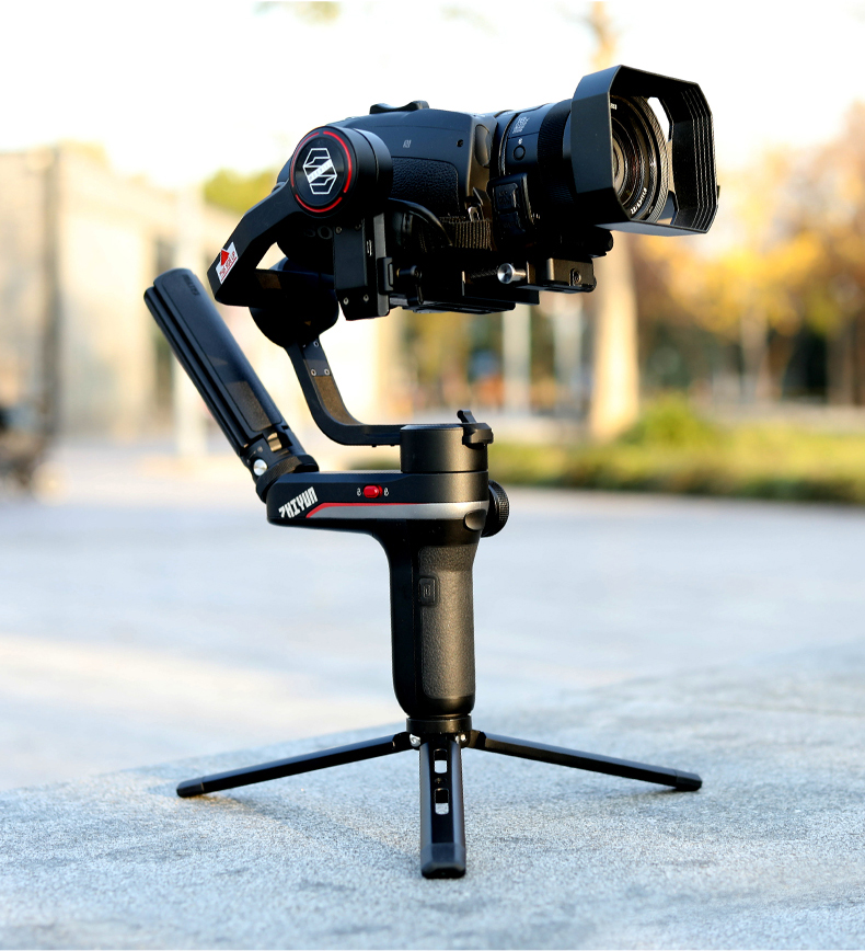 贝欣手持稳定器手柄迷你便携微单反适用佳能索尼相机手机桌面支架三