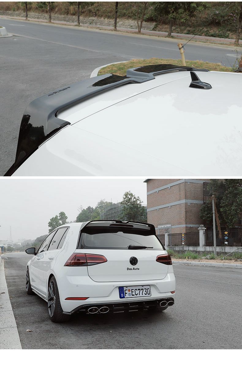 适用大众高尔夫775gti高8改装运动款75rline奥丁格尾翼二代碳纹奥丁格