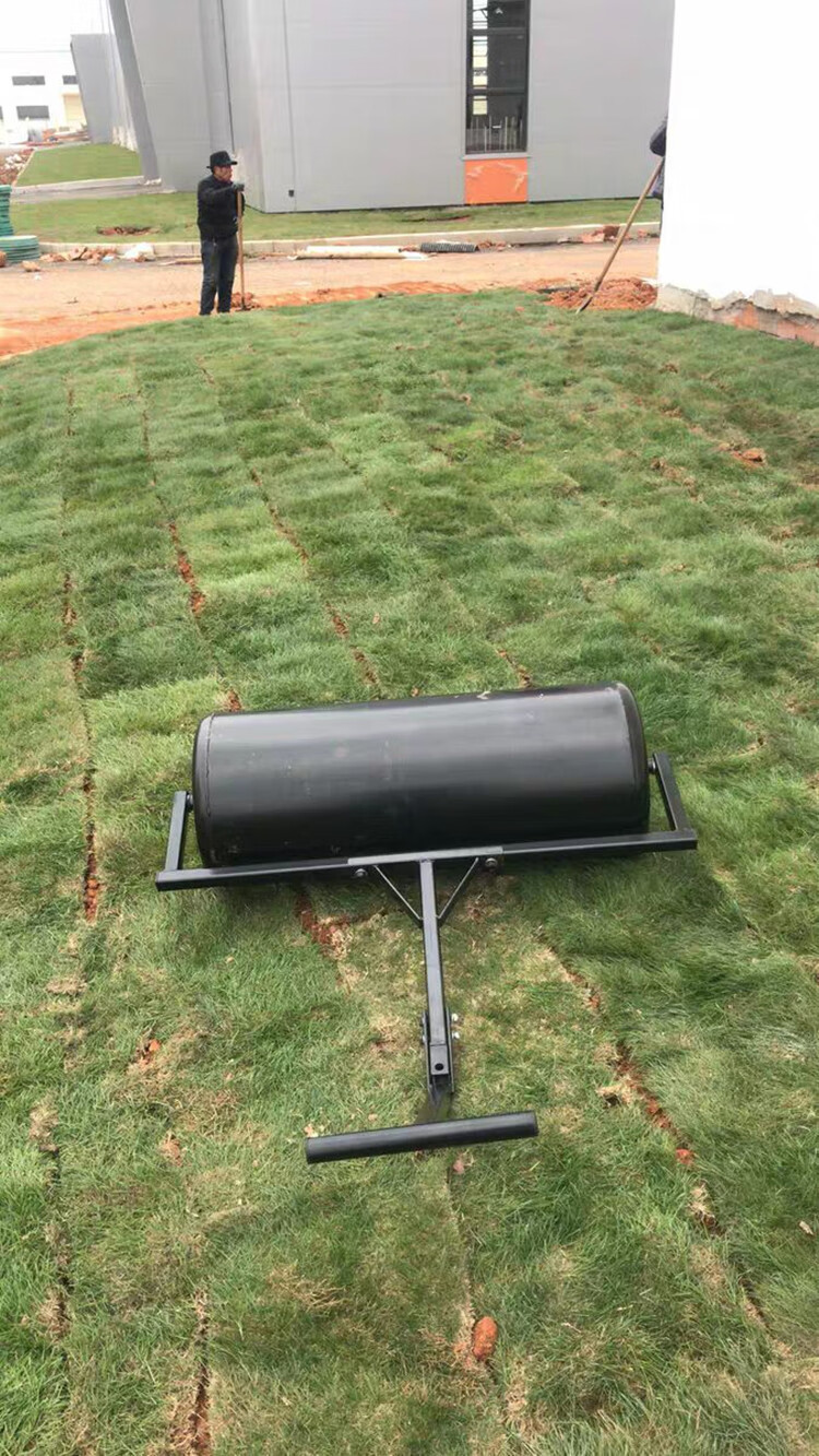 草坪压平滚筒花园铺草皮滚压机滚桶机压辊打夯草地压实机碾压草滚