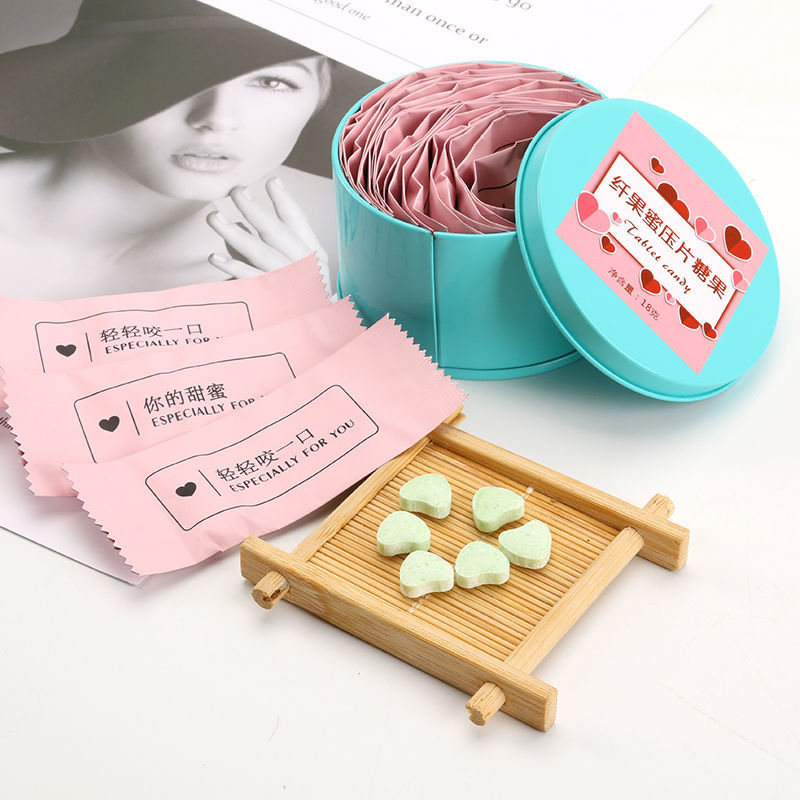 蜜压片糖果强版糖果片益减果蔬酵素纤姿so仟之魅so一盒30颗半月量