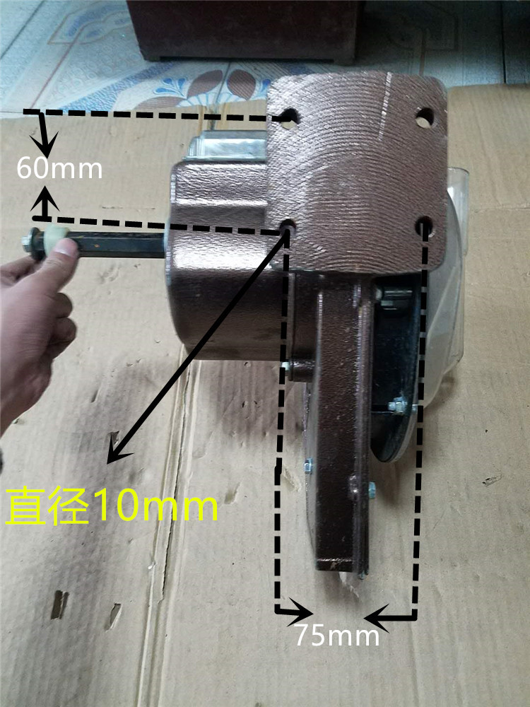 农机配件玉米播种机配件指夹式老钱排种器播种器6档12夹,种箱 单连接