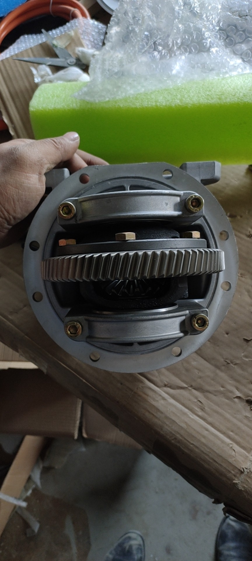 鸿日红日s1 u8红豆海全a9h7i79电动车后桥牙包齿轮箱变速箱差速器 四