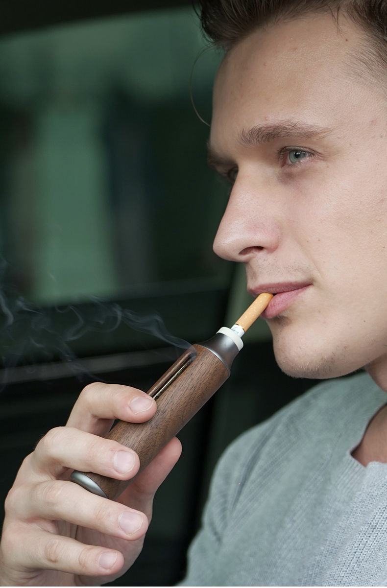 酷睿客抽烟不掉烟灰神器个性收集烟灰开车免弹烟灰车载烟灰缸礼盒套装