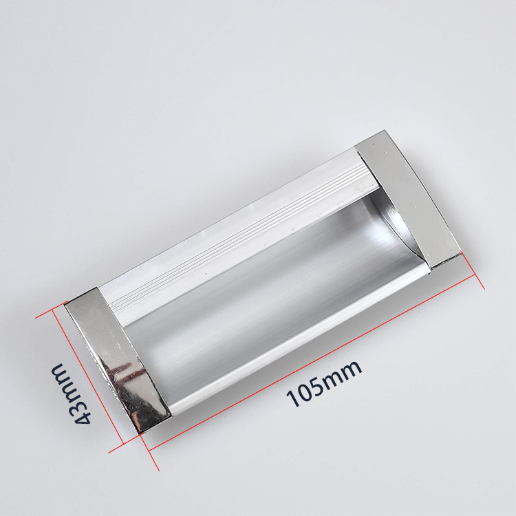 织语塑料门把手不锈钢文件柜锁更衣柜锁拉手扣手铁皮柜带锁孔拉手铝