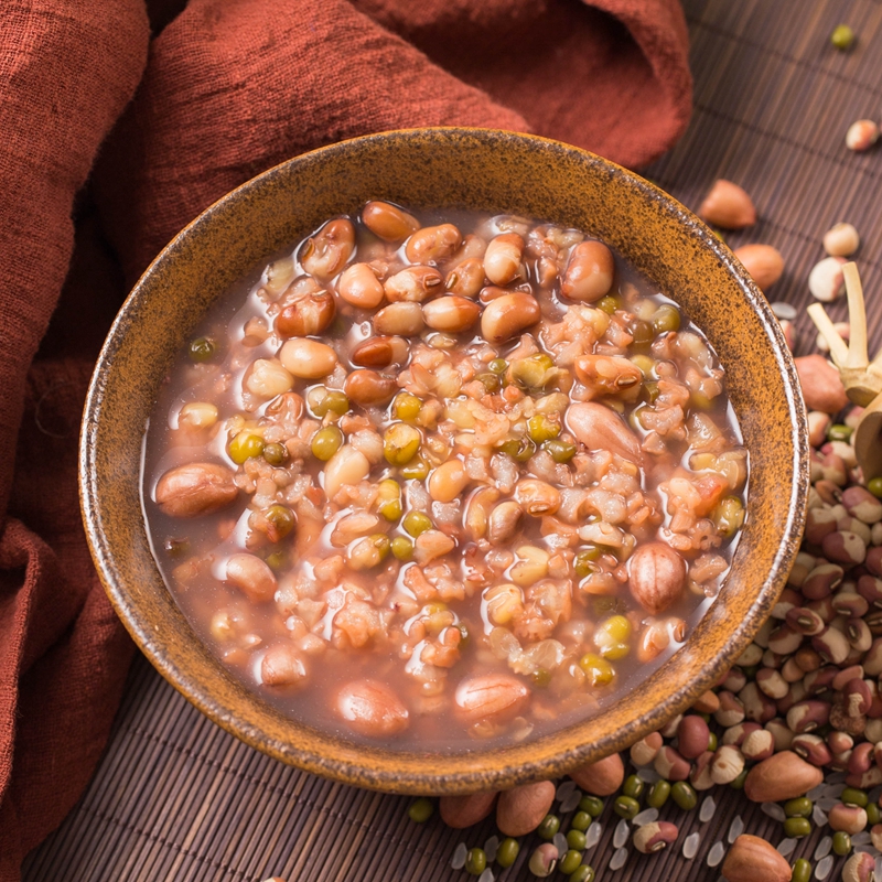 花豇豆250g缸豆花姜豆江豆新货花豆子煮粥煲粥小饭豆五谷杂粮豆类