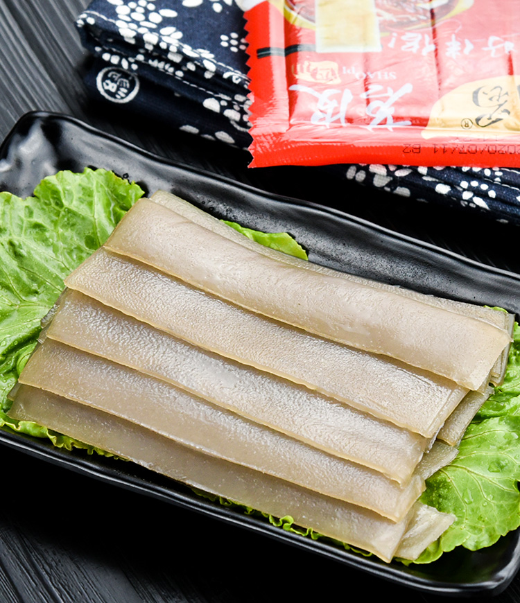 四川特色剑蜀火锅苕皮140g*5袋鲜粉皮红苕粉红薯宽粉冒菜食材【图片