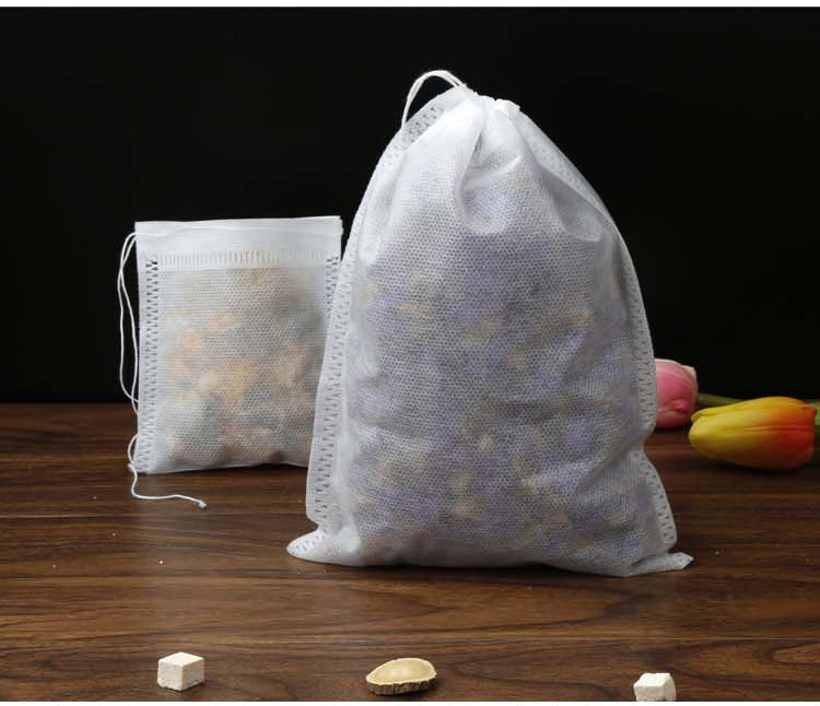 无纺布泡茶袋煎药袋药粉咖啡隔渣过滤袋煲汤调料袋玉米纤维茶包袋v320