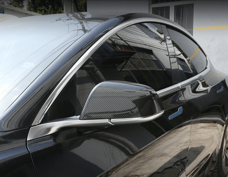 特斯拉model3后视镜罩特斯拉model3倒车镜罩防刮保护壳改装特斯拉