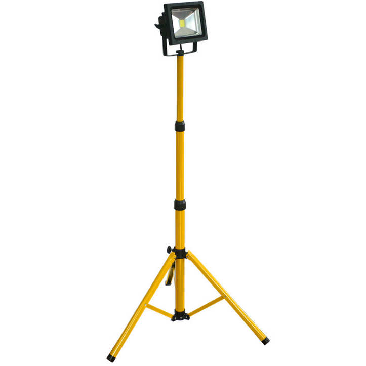 投光灯支架led户外灯支架工作灯伸缩临时施工移动照明工地射灯50w新款